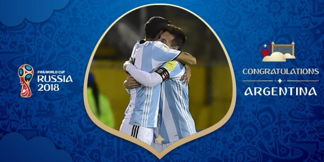世预赛南美区-阿根廷绝地求生晋级 智利遭淘汰