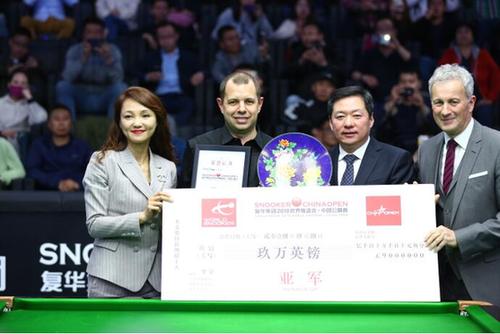 复华集团2018世界斯诺克中国公开赛闭幕 “五新”创领新奇迹