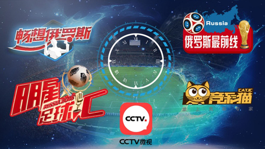 CCTV微视带你足不出户体验2018世界杯精彩赛