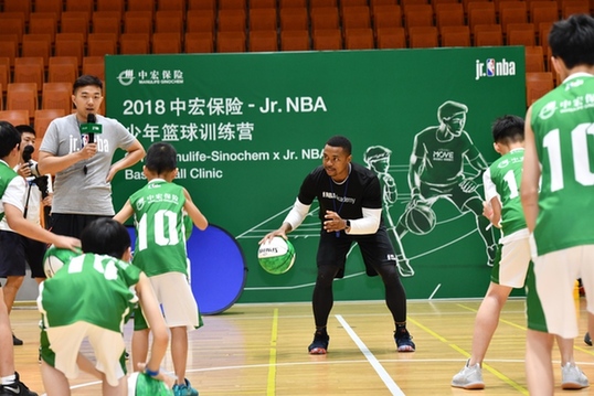 中宏保险-Jr. NBA少年篮球训练营首站在沪成功举办