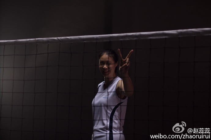 趙蕊蕊重披排球戰袍 氣質不輸當年