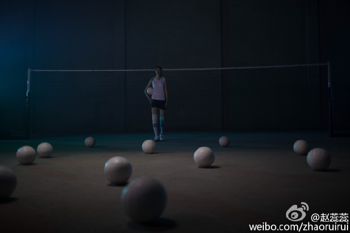 趙蕊蕊重披排球戰袍 氣質不輸當年