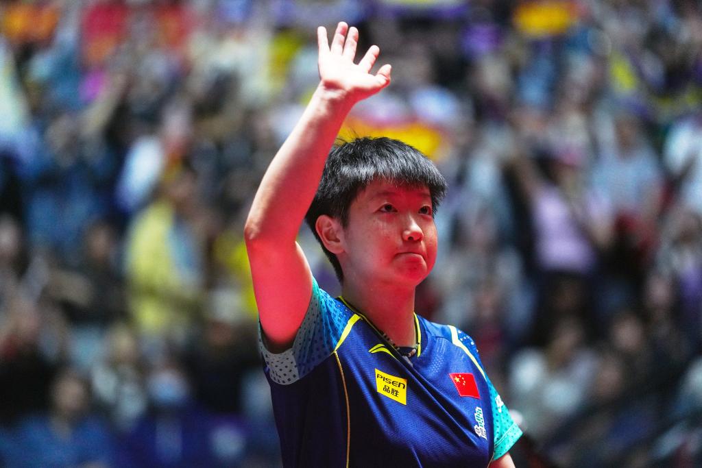 乒乓球世界杯：馬龍三度封王 孫穎莎首加冕