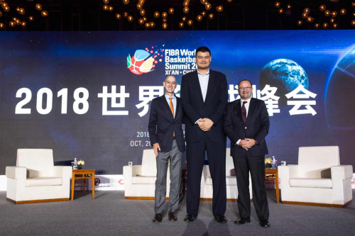 篮球三巨头共议美好篮图!2018世界篮球峰会