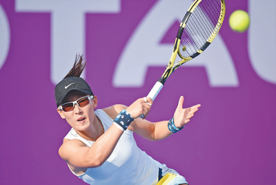 国际女子职业网联卡塔尔公开赛 郑赛赛闯进单打16强