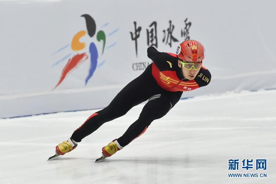 短道速滑——全国冠军赛：武大靖夺得男子1500米冠军