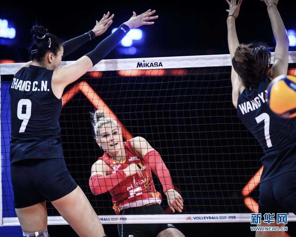世界女排联赛：中国队不敌比利时队