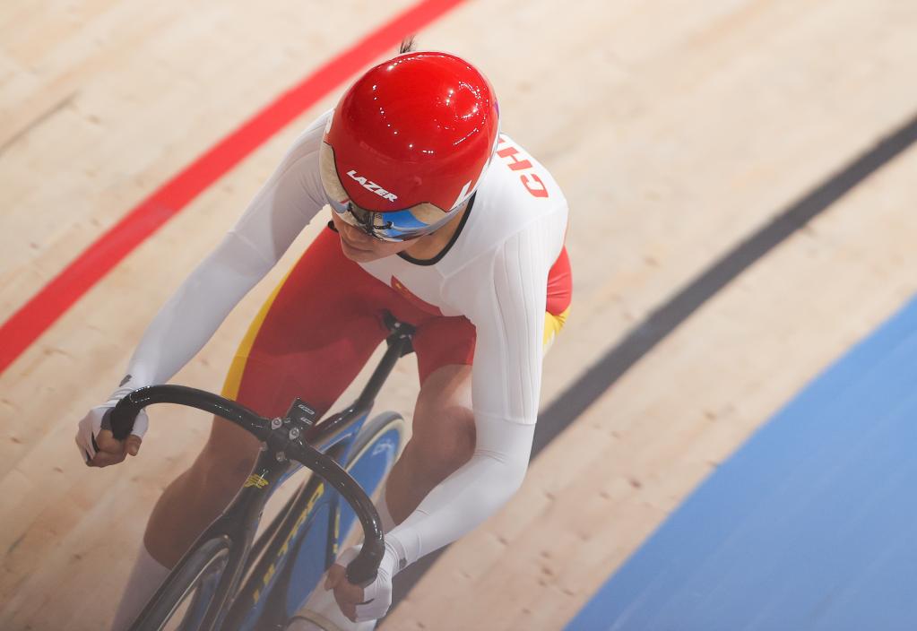 场地自行车——钱王伟打破女子C1级3000米个人追逐赛世界纪录