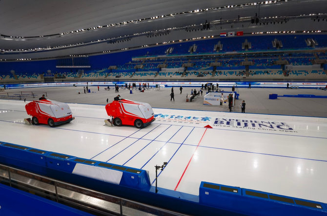 北京冬奥首场国际测试赛圆满落幕 “冰丝带”通过“全要素测试”