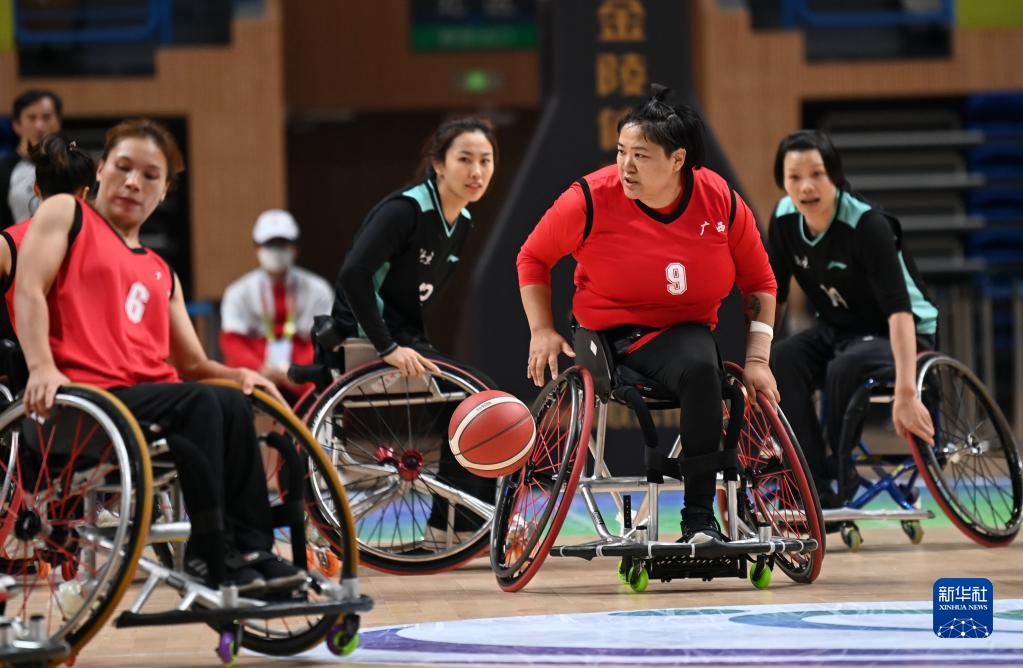 残运会-轮椅篮球：北京女队胜广西女队