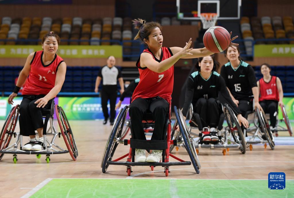 残运会-轮椅篮球：北京女队胜广西女队