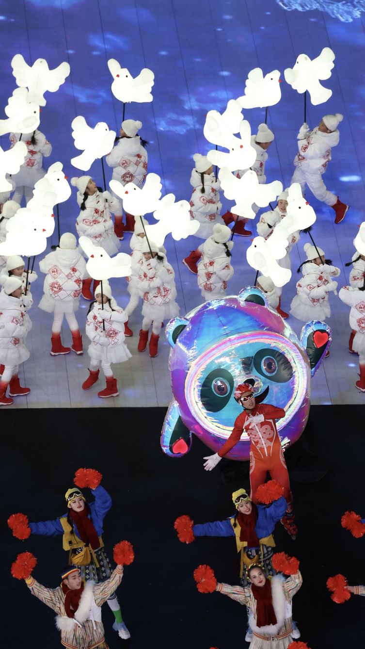 北京冬奥会开幕式上的绝美瞬间 “双奥之城”惊艳世界【组图】
