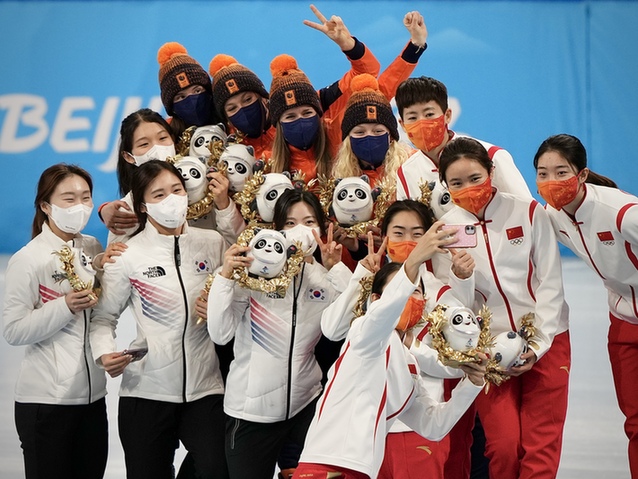 冬奥赛场直接 | 中国队获短道速滑女子3000米接力季军