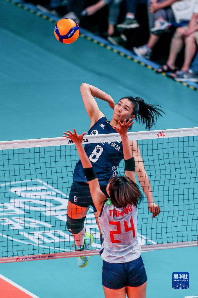 世界女排联赛：中国不敌日本