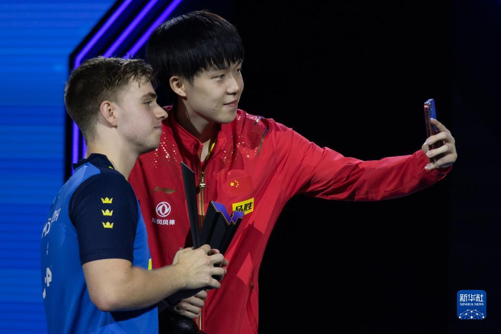 乒乓球——WTT球星挑战赛：王楚钦夺得男单冠军