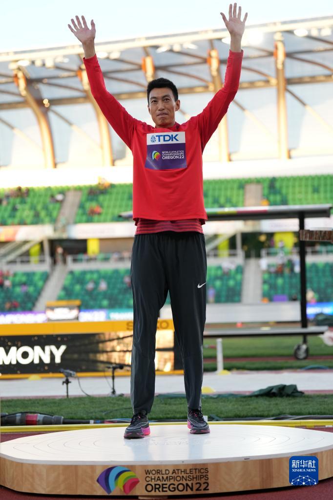 田径世锦赛：朱亚明获男子三级跳远季军