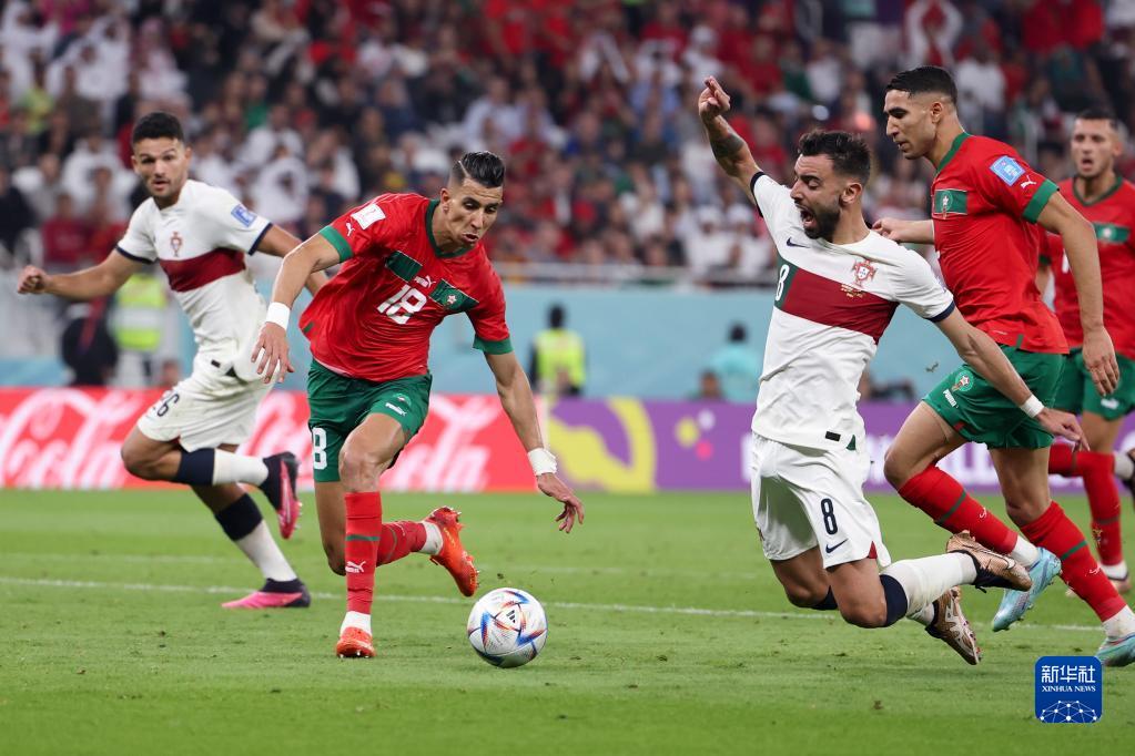 卡塔尔世界杯 | 四分之一决赛：摩洛哥胜葡萄牙