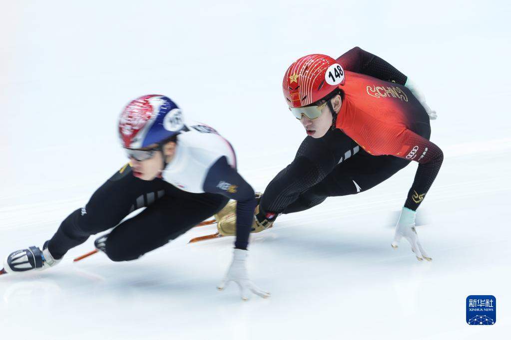 短道速滑世界杯多德雷赫特站：中国队获得男子5000米接力亚军