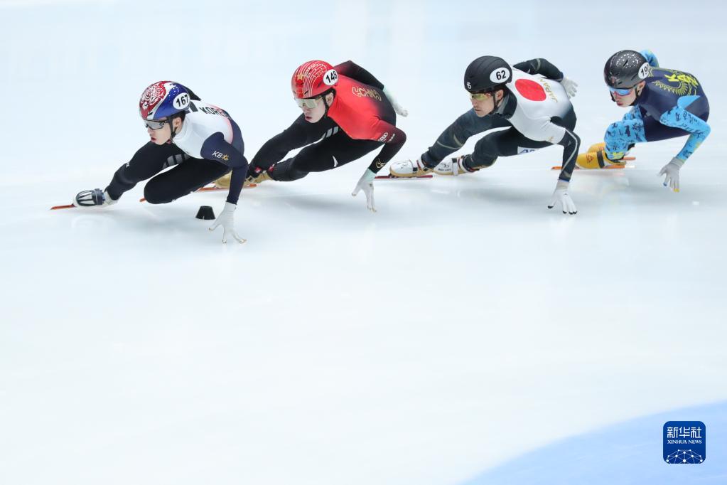 短道速滑世界杯多德雷赫特站：中国队获得男子5000米接力亚军