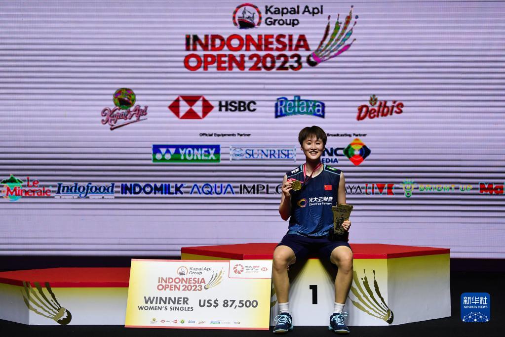 羽毛球印尼公开赛：陈雨菲女单夺冠