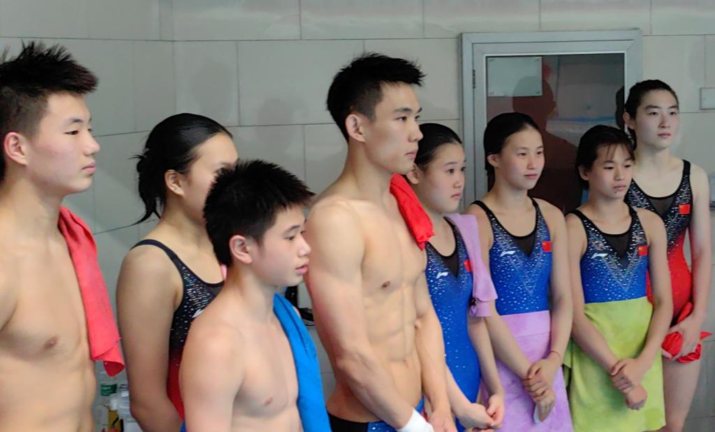 中国跳水队举行世锦赛“一模”