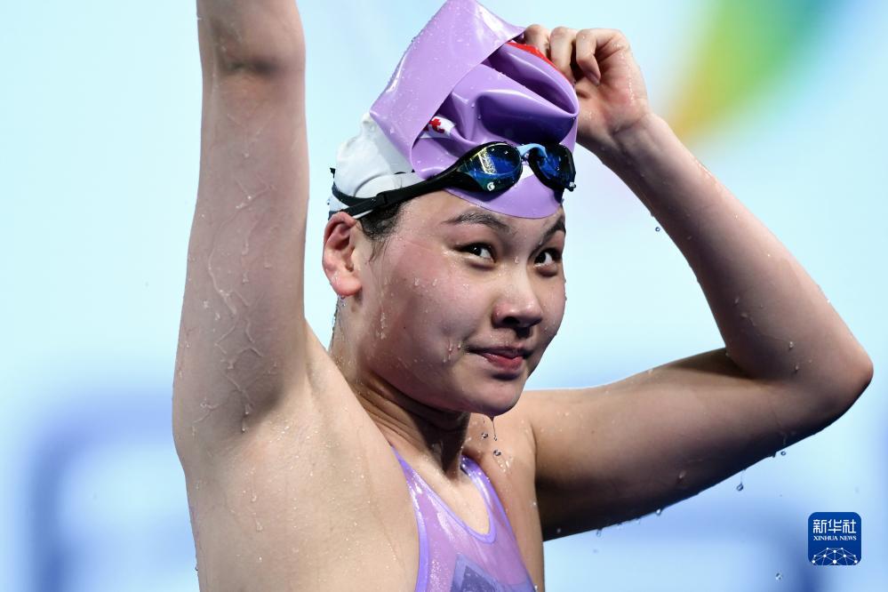 成都大运会｜游泳——女子200米自由泳：柳雅欣夺冠
