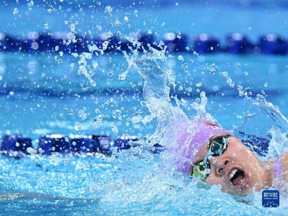 成都大运会｜游泳——女子200米自由泳：柳雅欣夺冠