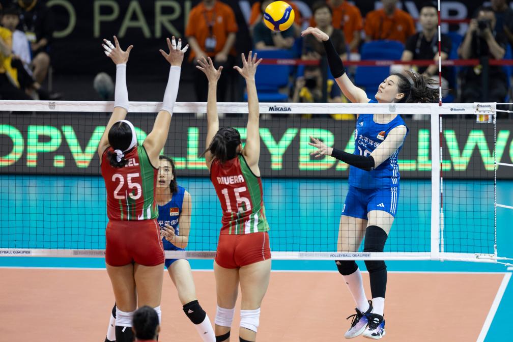 中国、塞尔维亚领跑巴黎奥运会女排资格赛A组积分榜