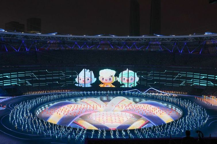 直击亚运会开幕丨体育、艺术、科技交融共生，展现出“中国式现代化”奋斗图景