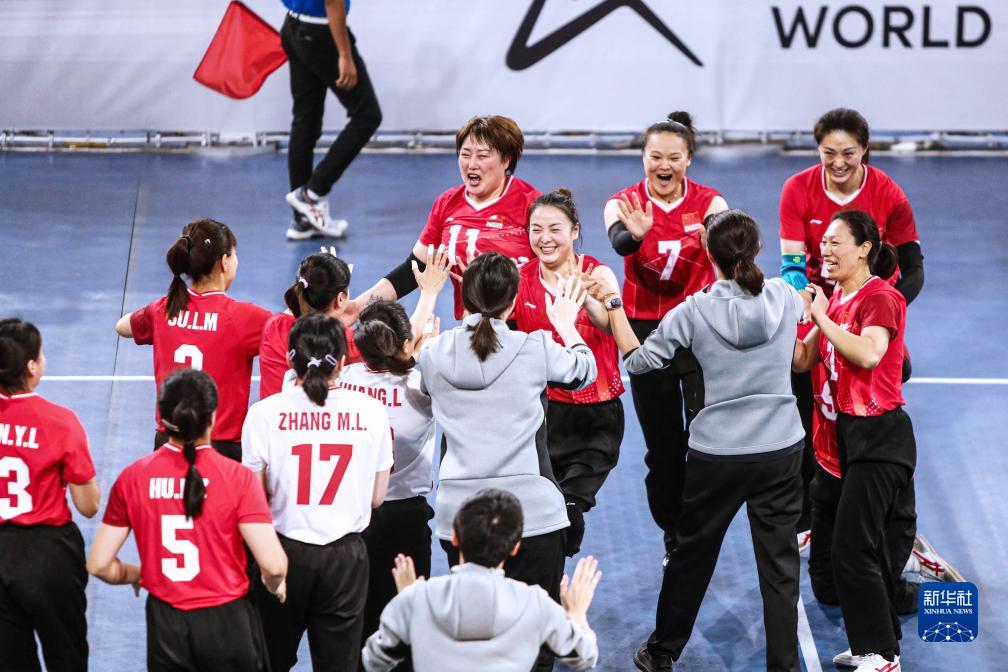 坐式排球——世界杯女子组：中国队夺冠
