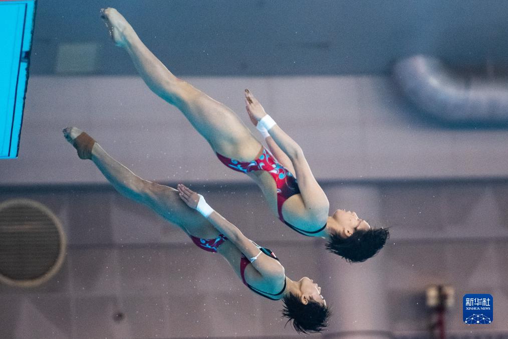 跳水——全国锦标赛：全红婵/陈芋汐女子双人10米台夺冠