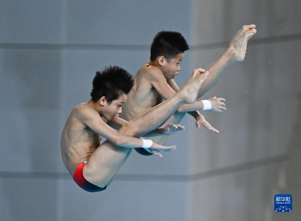 跳水——游泳世锦赛选拔赛：男子双人10米跳台赛况