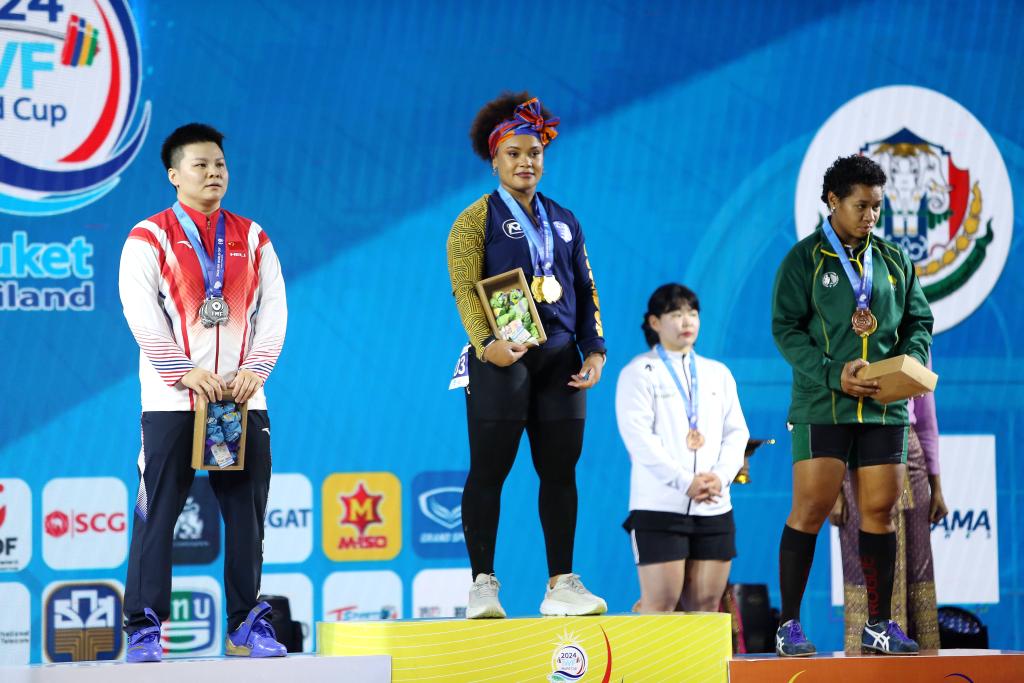 举重世界杯｜女子81公斤级汪周雨获三银