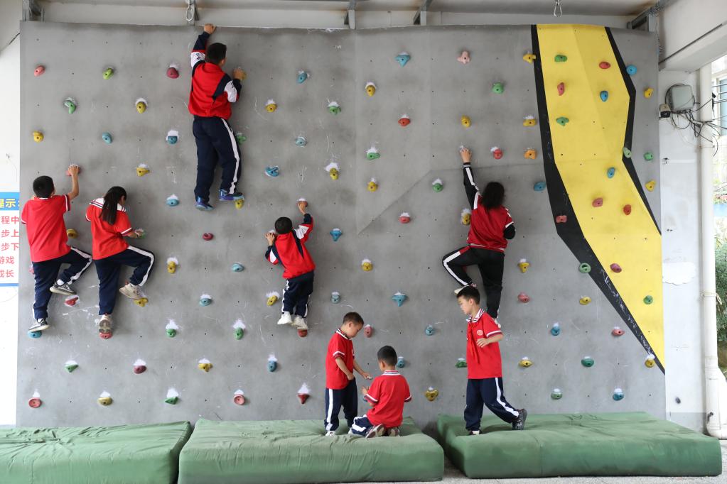 这所城郊小学，遍地“长满”了体育器材——中小学“以体育人”成效观察之一