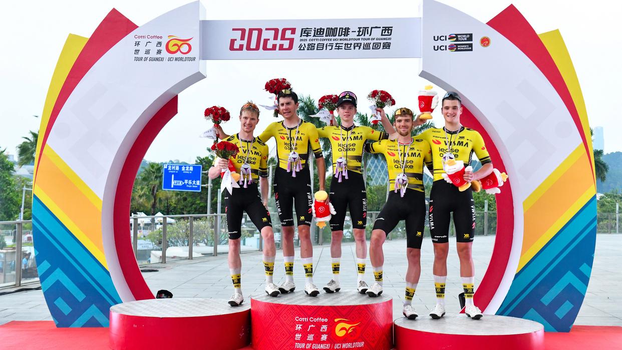 马尼耶五夺赛段,诺德哈根摘得白衫|李宁骑行助力2025环广西圆满落幕