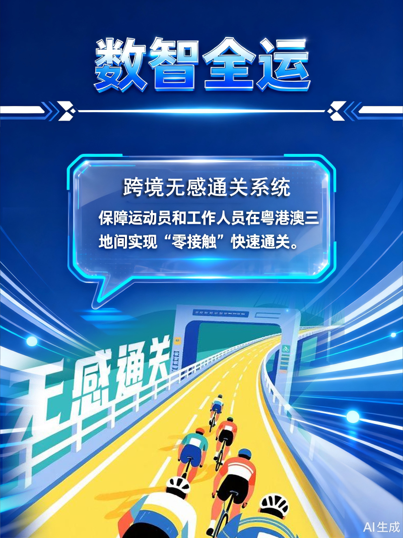 科技赋能，智绘全运！第十五届全国运动会科技矩阵闪耀湾区