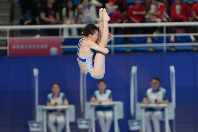 十五运会丨陈芋汐圆梦全运会：拼尽全力，跳好每一跳