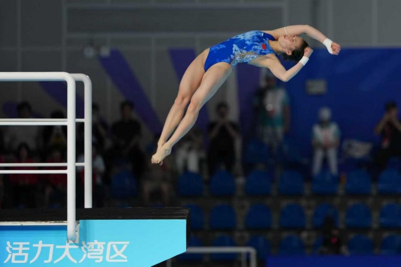 十五运会丨陈芋汐圆梦全运会：拼尽全力，跳好每一跳