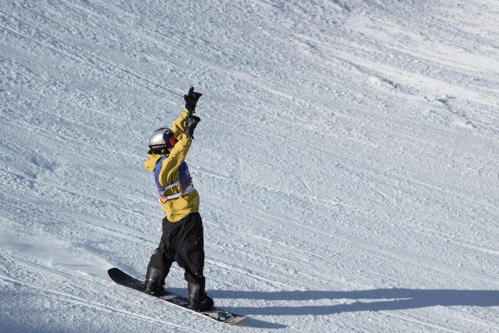 苏翊鸣：包揽金银 我们做到了！