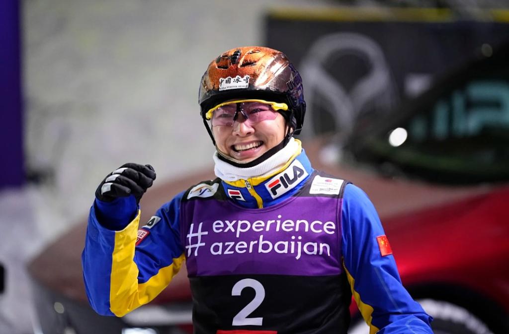 徐梦桃获得自由式滑雪世界杯卢卡站金牌