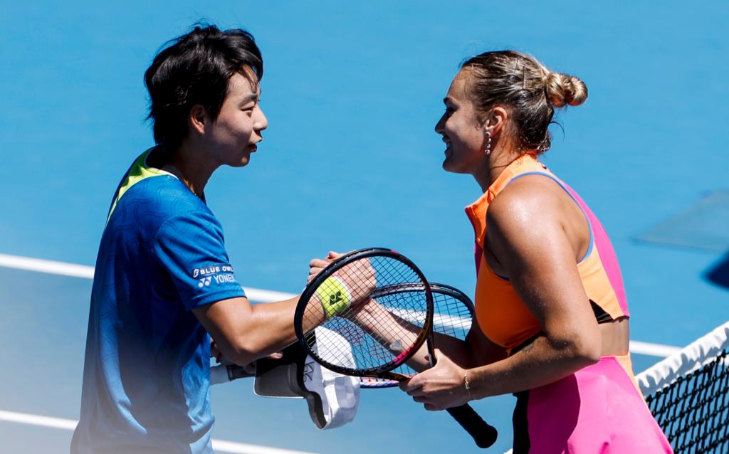 澳网|白卓璇:和萨巴伦卡交手很爽