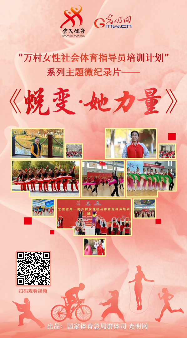 系列主题微纪录片正式上线！首集《蜕变·她力量》聚焦农村女性社会体育指导员成长之路