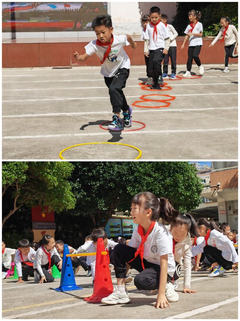追光丨开学第一课,这所小学把“长征路”搬到操场