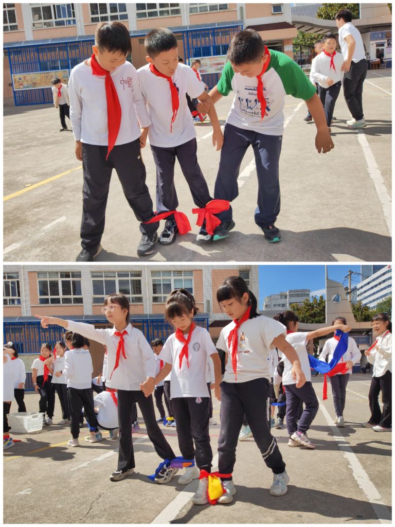 追光丨开学第一课,这所小学把“长征路”搬到操场