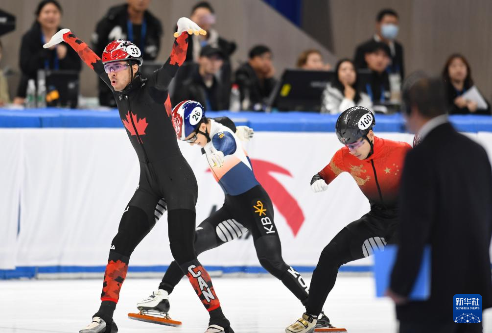 短道速滑——世界杯北京站：刘少昂夺得男子1000米冠军