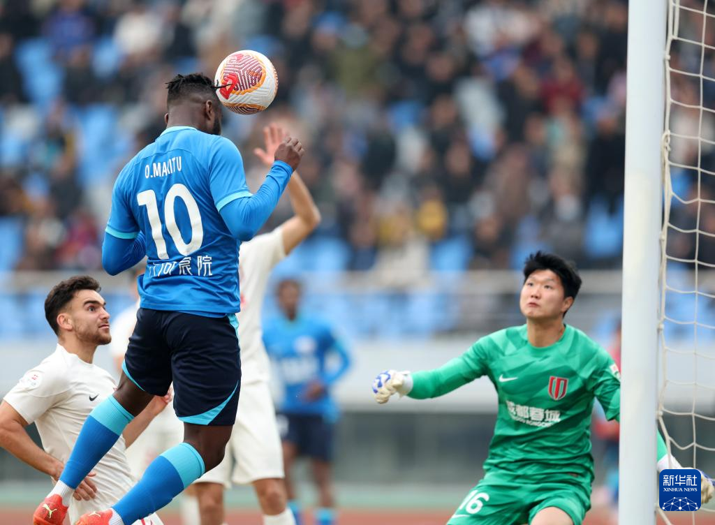 足球中超沧州雄狮胜成都蓉城