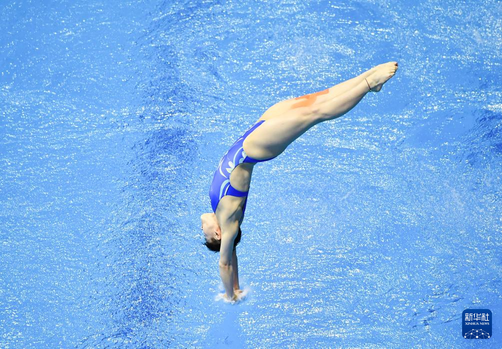 跳水——世界杯柏林站：陈艺文女子3米板夺冠