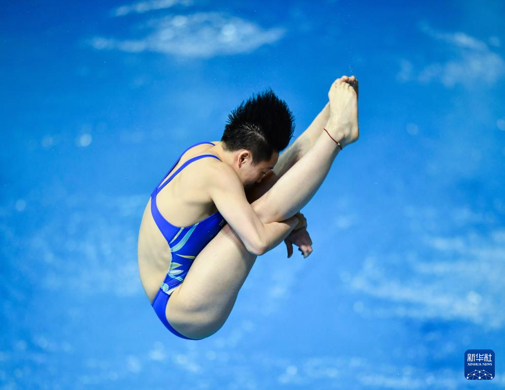 跳水——世界杯柏林站：陈艺文女子3米板夺冠