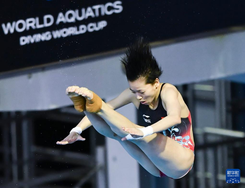 跳水——世界杯柏林站：全红婵女子10米台夺冠