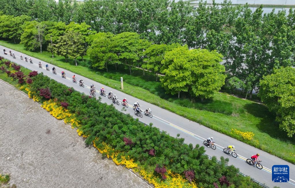 自行车——第十五届环高邮湖自行车赛开赛